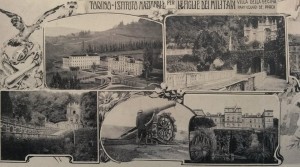 Cartoline, Villa della Regina, Istituto Figlie dei Militari, Parco. Collezione Paolo Olivieri