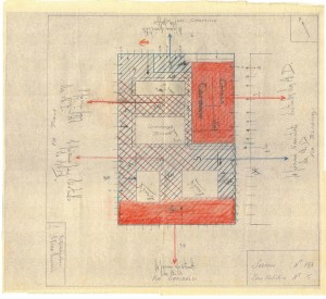 Bombardamenti aerei. Censimento edifici danneggiati o distrutti. ASCT Fondo danni di guerra inv. 183 cart. 4 fasc. 13. © Archivio Storico della Città di Torino