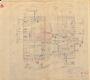 Bombardamenti aerei. Censimento edifici danneggiati o distrutti. ASCT Fondo danni di guerra inv. 1275 cart. 26 fasc. 31. © Archivio Storico della Città di Torino