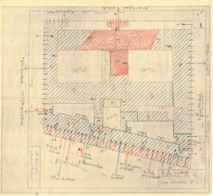 Bombardamenti aerei. Censimento edifici danneggiati o distrutti. ASCT Fondo danni di guerra inv. 76 cart. 2 fasc. 5. © Archivio Storico della Città di Torino