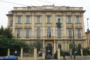 L’edificio principale dell'Istituto Zooprofilattico in via Bologna. Fotografia di Giuseppe Beraudo, 2009