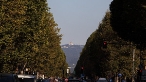 Veduta della Basilica di Superga da corso Francia. Fotografia di Paolo Mussat Sartor e Paolo Pellion di Persano, 2010. © MuseoTorino