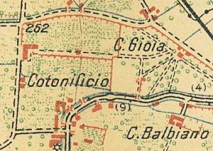 Cascina Gioia. Pianta di Torino e dintorni, 1911. © Archivio Storico della Città di Torino