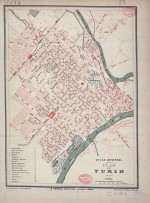 Pianta topografica della città di Torino, 1877