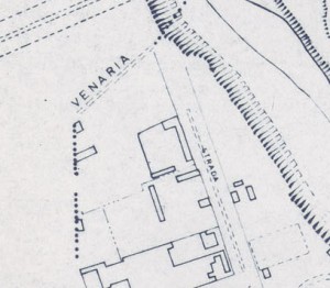 Cascina Nicolini e Cascina Arnaldi, già cascina Rubeo. Istituto Geografico Militare, Pianta di Torino, 1974. © Archivio Storico della Città di Torino