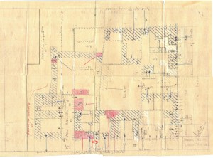 Bombardamenti aerei. Censimento edifici danneggiati o distrutti. ASCT Fondo danni di guerra inv. 2299 cart. 46 fasc. 15. © Archivio Storico della Città di Torino