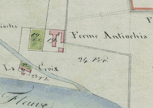 Cascina Antiochia. Mappa primitiva Napoleonica, 1805. © Archivio Storico della Città di Torino