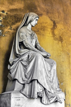 23AI Silvestro Simonetta (1820-1875), Tomba Camossi, 1856 (Arcata 128). Fotografia di Roberto Cortese, 2018