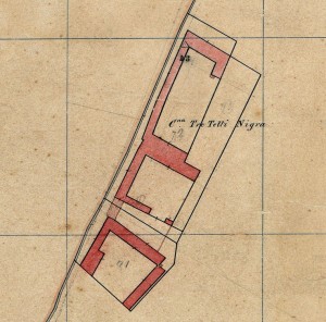 Cascina Tre Tetti Nigra. Catasto Rabbini, 1866, © Archivio di Stato di Torino