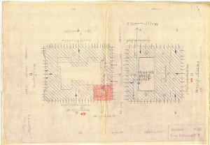 Bombardamenti aerei. Censimento edifici danneggiati o distrutti. ASCT Fondo danni di guerra inv. 281 cart. 5 fasc. 21. © Archivio Storico della Città di Torino