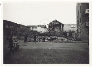 Via Brione 1-3. Effetti prodotti dai bombardamenti dell'incursione aerea del 18-19 novembre 1942. UPA 1553_9A05-37. © Archivio Storico della Città di Torino