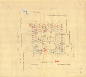 Bombardamenti aerei. Censimento edifici danneggiati o distrutti. ASCT Fondo danni di guerra inv. 235 cart. 4 fasc. 25. © Archivio Storico della Città di Torino