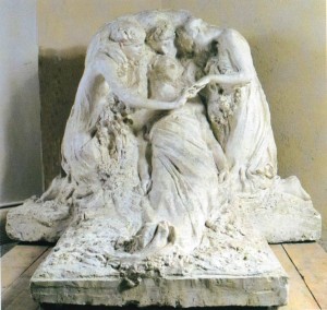 Calco del modello del monumento funerario a Hermann Bauer. © Comune di Casale Monferrato, 2001. 