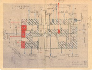 Bombardamenti aerei. Censimento edifici danneggiati o distrutti. ASCT Fondo danni di guerra inv. 1155 cart. 24 fasc. 9. © Archivio Storico della Città di Torino