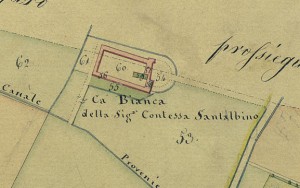 Cascina Cabianca. Catasto Gatti, 1820-1830. © Archivio Storico della Città di Torino