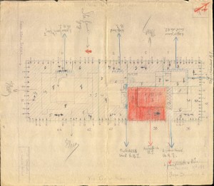 Bombardamenti aerei. Censimento edifici danneggiati o distrutti. ASCT Fondo danni di guerra inv. 151 cart. 3 fasc. 40. © Archivio Storico della Città di Torino 