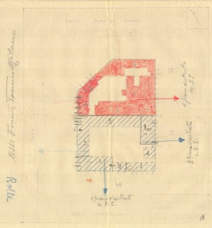 Bombardamenti aerei. Censimento edifici danneggiati o distrutti. ASCT Fondo danni di guerra inv. 791 cart. 16 fasc. 18. © Archivio Storico della Città di Torino