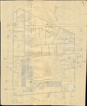 Bombardamenti aerei. Censimento edifici danneggiati o distrutti. ASCT Fondo danni di guerra inv. 1390 cart. 28 fasc. 18. © Archivio Storico della Città di Torino