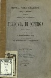 Agudio, Tommaso, Proposta, note e schiarimenti per la domanda di concessione della Ferrovia di Soperga su cui il Consiglio Provinciale di Torino è invitato a pronunciarsi dal Ministero dei Lavori pubblici, Vincenzo Bona, Torino 1880, copertina