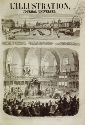 Apertura del Parlamento sardo a Torino, 2 aprile 1860, da 