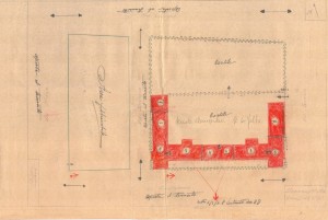 Bombardamenti aerei. Censimento edifici danneggiati o distrutti. ASCT Fondo danni di guerra inv. 2266 cart. 45 fasc. 45. © Archivio Storico della Città di Torino