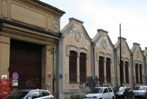 Cantiere per condomini e supermercato, ex Diattio ed ex SNIA. Fotografia di Francesca Talamini, 2015 © Archivio storico della Città di Torino