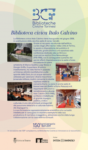 1869-2019. Biblioteca civica Italo Calvino