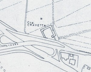 Cascina Cravetta. Istituto Geografico Militare, Pianta di Torino, 1974. © Archivio Storico della Città di Torino