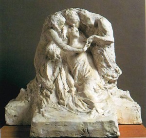 Bozzetto per il monumento per Hermann Bauer. 
© Comune di Casale Monferrato, 2001. 