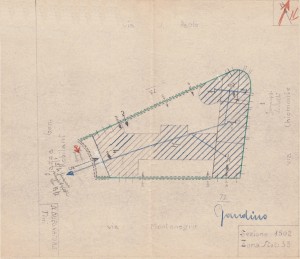 Bombardamenti aerei. Censimento edifici danneggiati o distrutti. ASCT Fondo danni di guerra  inv. 1502 cart. 31 fasc. 81. © Archivio Storico della Città di Torino