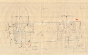 Bombardamenti aerei. Censimento edifici danneggiati o distrutti. ASCT Fondo danni di guerra inv. 661 cart. 14 fasc. 46. © Archivio Storico della Città di Torino