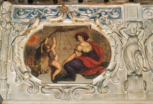 Palazzo Lascaris, Sala delle Virtù e delle Arti liberali, Allegoria del Tempo