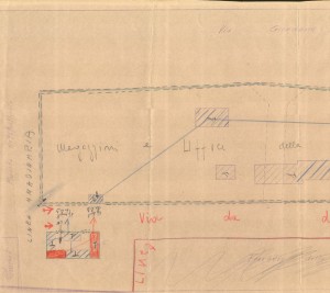 Bombardamenti aerei. Censimento edifici danneggiati o distrutti. ASCT Fondo danni di guerra inv. 2198 cart. 44 fasc. 17_ prima parte. © Archivio Storico della Città di Torino 