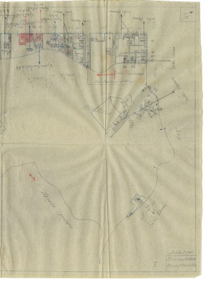 Bombardamenti aerei. Censimento edifici danneggiati o distrutti. ASCT Fondo danni di guerra inv. 2465 cart. 49 fasc. 2 seconda parte. © Archivio Storico della Città di Torino