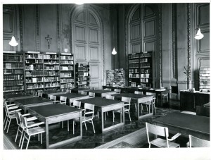 Biblioteca civica, sede temporanea di Palazzo Carignano, 1948-1958. Biblioteca civica Centrale © Biblioteche civiche torinesi