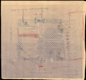 Bombardamenti aerei. Censimento edifici danneggiati o distrutti. ASCT Fondo danni di guerra inv. 1801 cart. 37 fasc. 27. © Archivio Storico della Città di Torino 