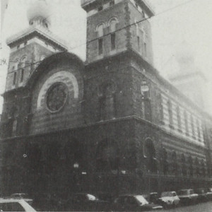 TEMPIO ISRAELITICO. Fotografia dei primi anni Ottanta del Novecento