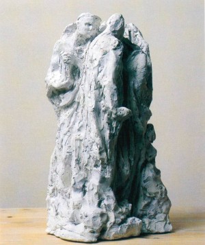 Bozzetto delle tre figure a sinistra, per il monumento funebre di Tito Orsini. 
© Comune di Casale Monferrato, 2001. 