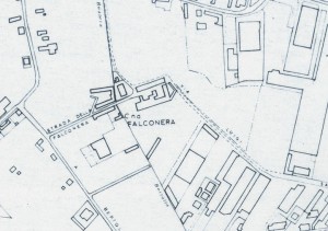 Cascina Falconera. Istituto Geografico Militare, Pianta di Torino, 1974. © Archivio Storico della Città di Torino