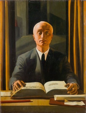 Felice Casorati,  Ritratto di Riccardo Gualino, 1922. Collezione privata