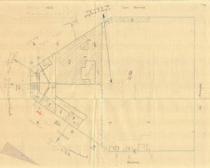 Bombardamenti aerei. Censimento edifici danneggiati o distrutti. ASCT Fondo danni di guerra inv. 1012 cart. 21 fasc. 13. © Archivio Storico della Città di Torino