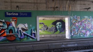 MKE, Murales nella Stazione Ferroviaria Stura, 2015