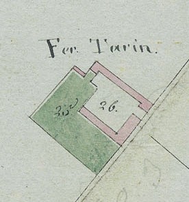 Cascina Il Tarino. Mappa primitiva Napoleonica, 1805. © Archivio Storico della Città di Torino