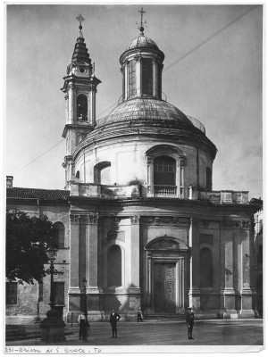Chiesa di Santa Croce. Fotografia di Gian Carlo Dall’Armi, 1911-1928 © Archivio Storico della Città di Torino (codice scheda RP-R0310412) 