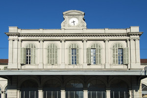 Carlo Promis, Stazione di Porta Susa (particolare facciata), 1856. Fotografia di Fabrizia Di Rovasenda, 2010. © MuseoTorino