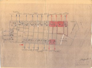 Bombardamenti aerei. Censimento edifici danneggiati o distrutti. ASCT Fondo danni di guerra inv. 1796 cart. 37 fasc. 22. © Archivio Storico della Città di Torino