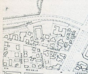 Cascina Gibellino. Istituto Geografico Militare, Pianta di Torino, 1974. © Archivio Storico della Città di Torino