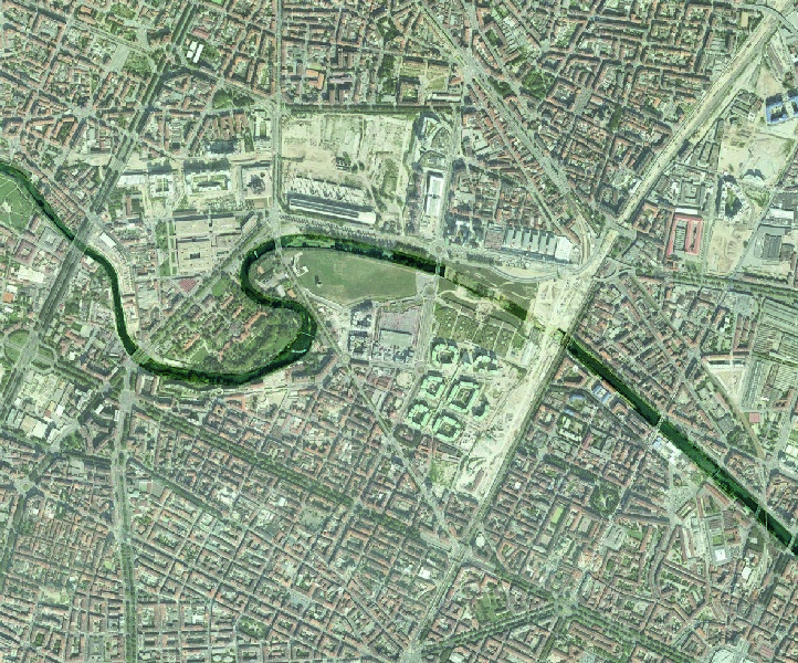 Dora Riparia Map Dora Riparia, la doppia ansa di corso Svizzera e corso Umbria - MuseoTorino