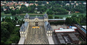 Veduta aerea del Castello del Valentino. Fotografia di Michele D’Ottavio, 2009. © MuseoTorino