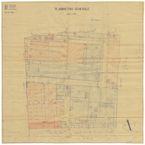 Bombardamenti aerei. Censimento edifici danneggiati o distrutti. ASCT Fondo danni di guerra inv. 1058 cart. 22 fasc. 13 prima parte. © Archivio Storico della Città di Torino